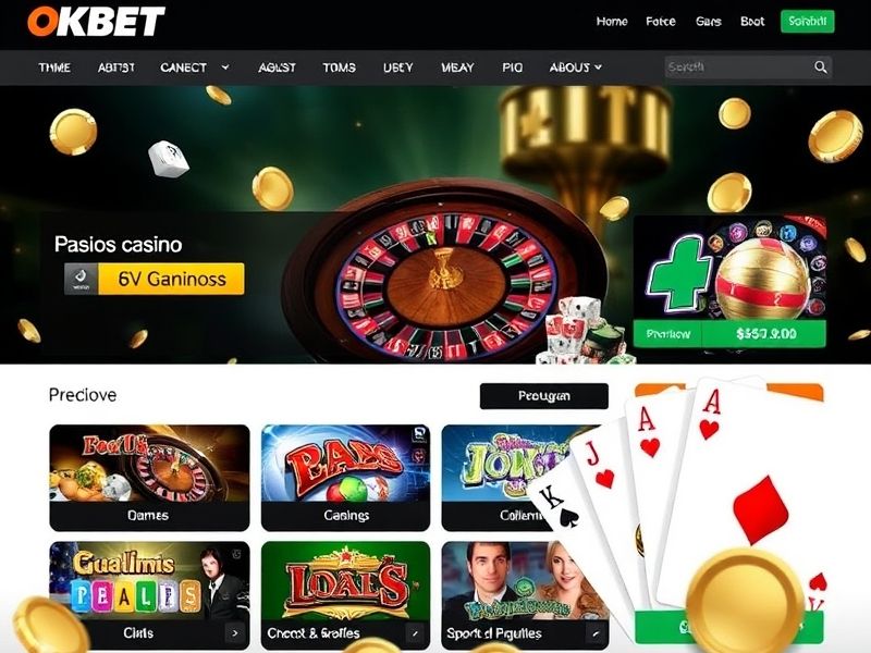 Welcome to okbet cc, your ultimate destination for online gambling. Discover real money casino games, sports betting, and live dealers with secure and exciting options. Learn more about our promotions and expert-approved platform.
