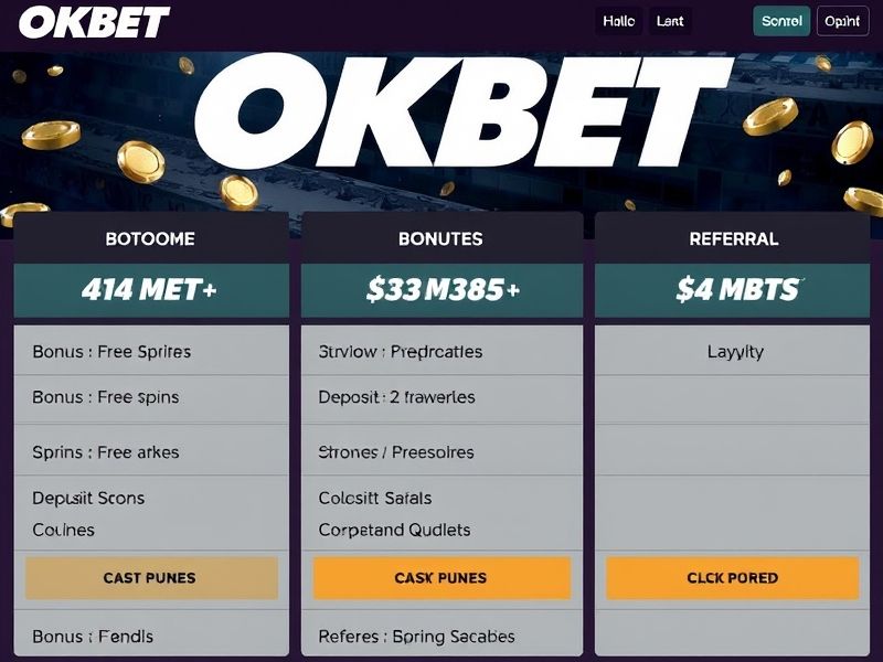 Welcome to okbet cc, your ultimate destination for online gambling. Discover real money casino games, sports betting, and live dealers with secure and exciting options. Learn more about our promotions and expert-approved platform.